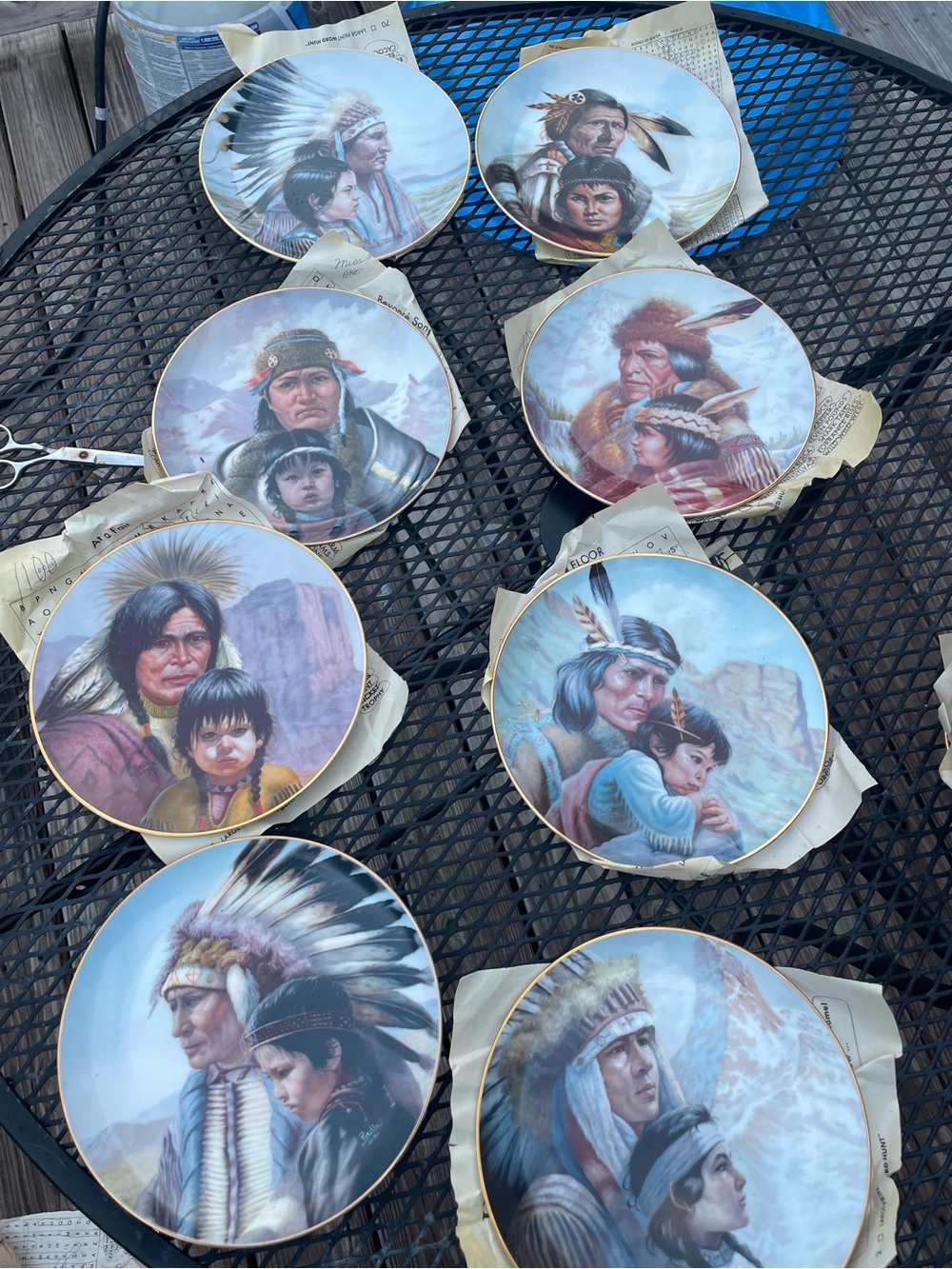 Decorative Native American Art Collector Plates – theses are chief and sons bond